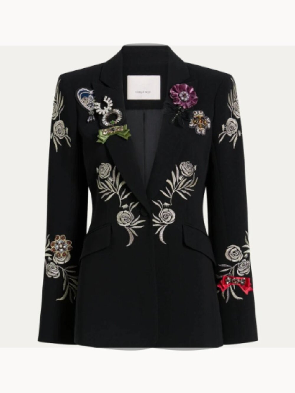 Cinq a Sept NWT Heritage Rose Cheyenne Embroidered Blazer (ORIG.$695) (SIZE 8)